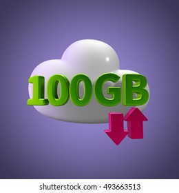 3d Rendering Cloud Download Upload 100 Gb Capacity