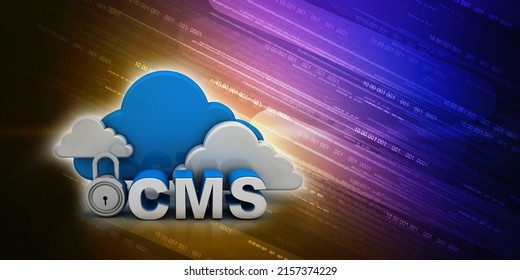 3d Rendering Cms Cloud Lock
