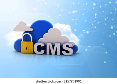 3d Rendering Cms Cloud Lock
