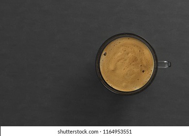 3D Rendering Coffee Cup Top Down View