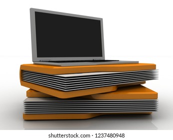 3d rendering computer folder network