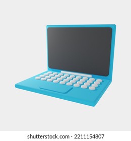  3d Rendering computer laptop Illustration