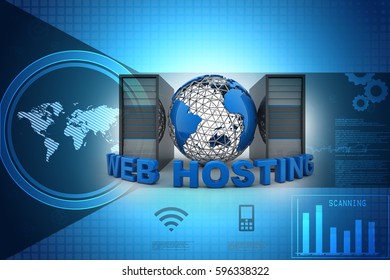 3d rendering Computer network