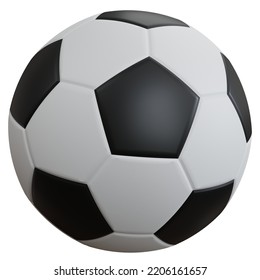 3d Rendering Cool Football Isolated