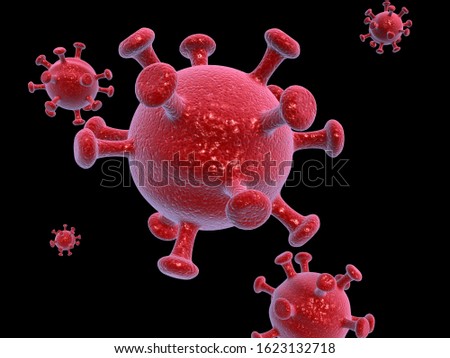 3d rendering corona virus infection Stock photo © 
