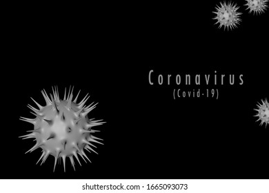 3d rendering Coronavirus outbreak and coronaviruses influenza background 