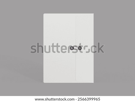 3D Rendering Corporate Map Folder Mockup