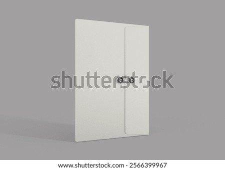 3D Rendering Corporate Map Folder Mockup
