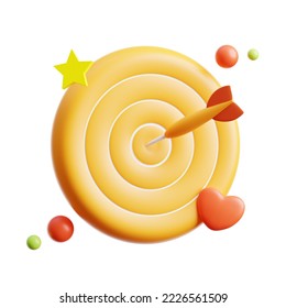 3D Rendering Creative Target Icon