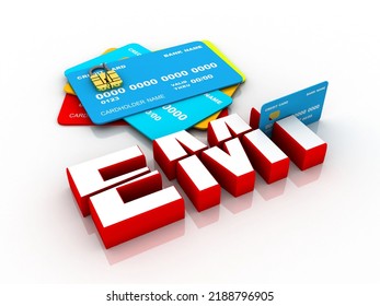 3d rendering credit or debit card swiping EMI
