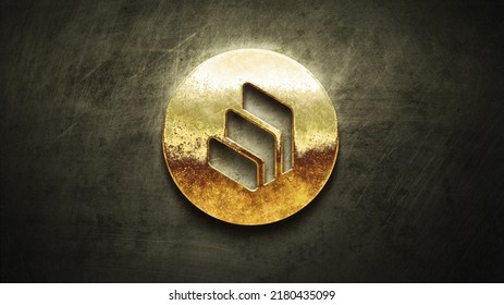 3d Rendering Cryptocurrency Compound Coin On Stock Illustration ...