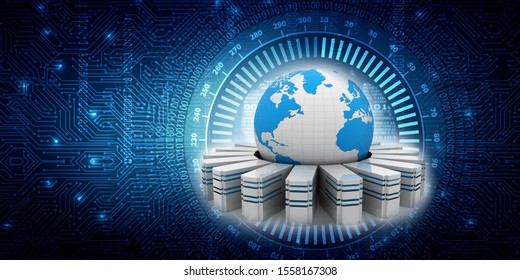 3d rendering Database storage data base