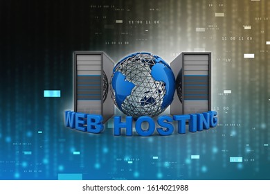 3d rendering Database storage data base