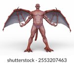 3D rendering of a demon