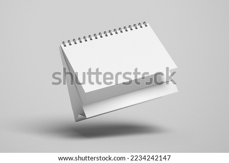 3d rendering desk calendar mockup blank Zdjęcia stock © 