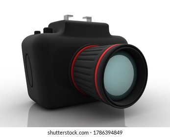 3d rendering Digital single-lens reflex camera