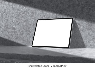 3d rendering digital tablet blank mockup
