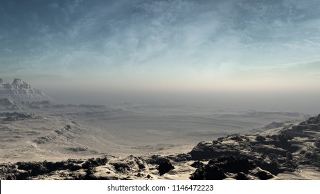 matte painting images stock photos vectors shutterstock https www shutterstock com image illustration 3d rendering distant alien planet desert 1146472223