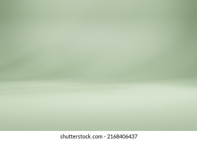 3D Rendering Empty Background, Green Studio Background, Limbo Background