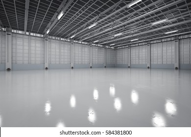 Large Modern Empty Industrial Premises Stock Photo 71593465 | Shutterstock