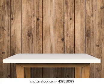 3d Rendering Empty Table Side View