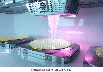 3d rendering EUV lithography systems for semiconductor manufacturing 