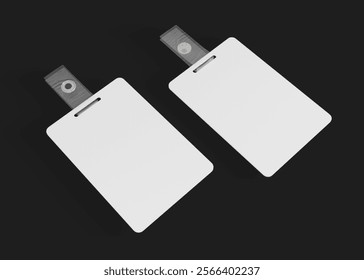 3D Rendering Event Pass ID Mockup