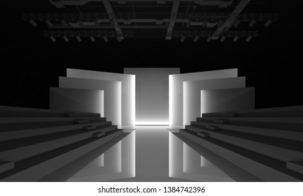 background model stage images stock photos vectors shutterstock https www shutterstock com image illustration 3d rendering fashion podium catwalk runway 1384742396