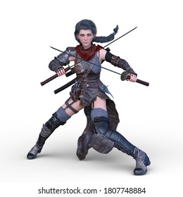 Similar Images, Stock Photos & Vectors of Fantasy Warrior Princess in a