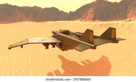 3D rendering of fighter aircraft