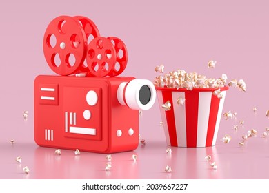3d Rendering Films And Television Concept