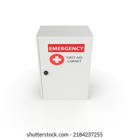 3D Rendering Of First Aid Cabinet