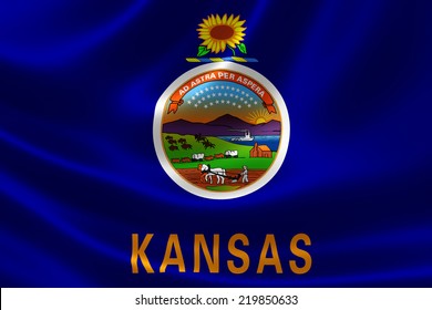 4,234 Kansas Flag Images, Stock Photos & Vectors 