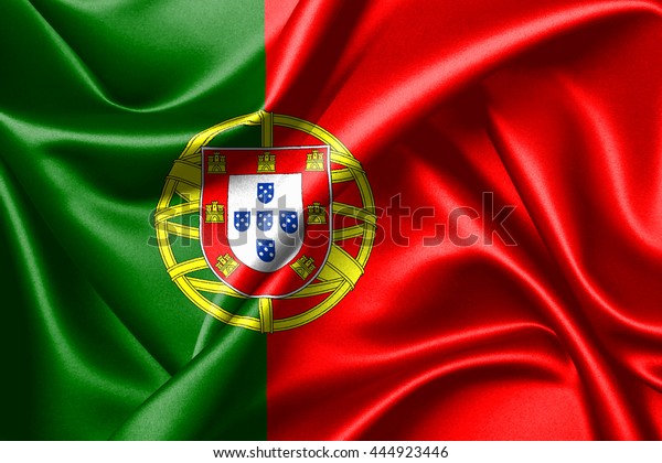 3D\
rendering Flag of Portugal  is the national flag of the Portuguese\
Republic. It is a rectangular bicolour with a field unevenly\
divided into green on the hoist, and red on the\
fly