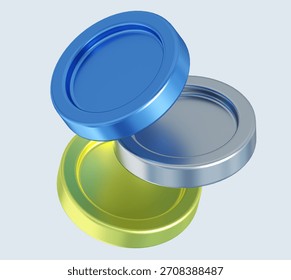 3D rendering of flying coins. simple 3d illustration for business and finance	