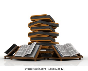 3d rendering folder with document