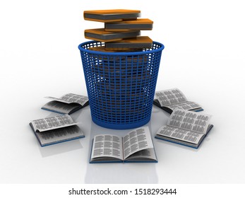 3d rendering folder with documents
