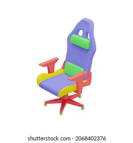 3d Rendering Gaming Chair Icon