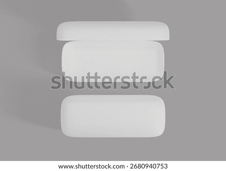 3D Rendering Glasses Case Mockup