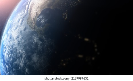 3d Rendering. Global Positioning System GPS Of Navigation Satellites Or Satnav Transmit Data Coverage Around Planet Earth