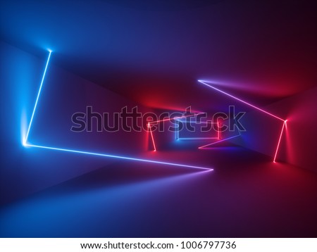 3d rendering, glowing lines, neon lights, abstract psychedelic background, ultraviolet, vibrant colors
