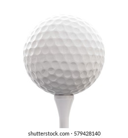 3d Rendering Golf Ball On Tee Stock Illustration 579428140
