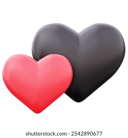 3d rendering heart love symbol design illustration on transparent background - Powered by Shutterstock