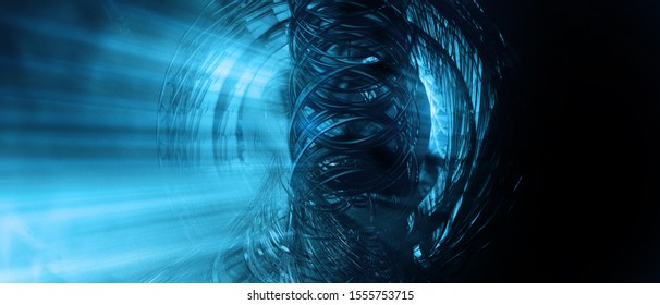 3D rendering of hi tech concept