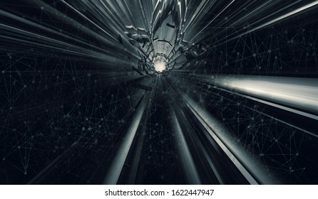 3D rendering of hi tech concept