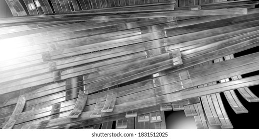 3D rendering of hi tech concept background