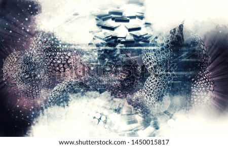 Similar – Image, Stock Photo Self-reflection, shyness, mistrust, loneliness, way of life, exclusion