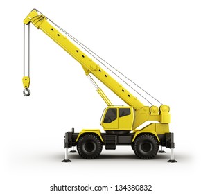 3d Rendering Highly Realistic Crane Seen Stock Illustration 134380832 ...