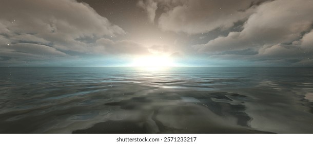 3D rendering of the horizon
