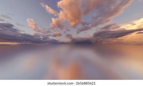 3D rendering of the horizon
